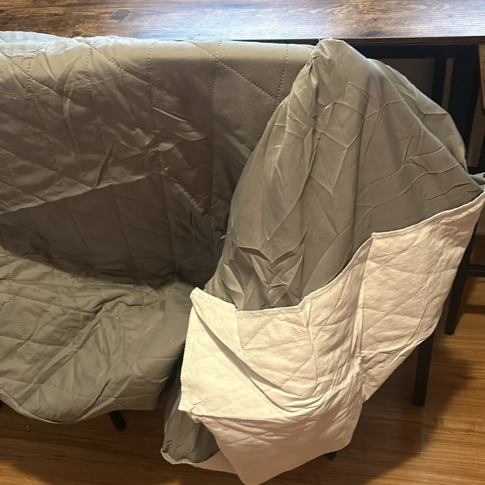 Mattress cover gray twin new never used